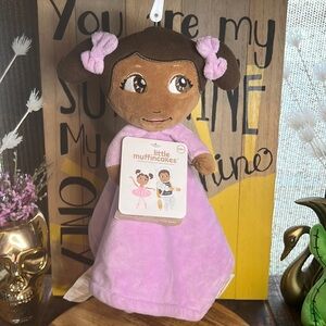 Little Muffincakes Lovey Baby Blanket Newborn New Purple -  NEW w Tags